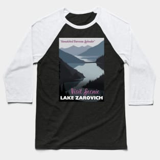 Lake Zarovich Tourism Poster - Barovia Ravenloft D&D Art Sticker Baseball T-Shirt